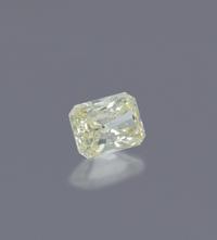 A 1.45 Carat Octagonal Step Cut Diamond,