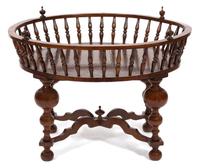 A William and Mary Style Walnut Low Table Height 26 x width 35 x depth 30 3/4 inches. — 19TH CENTURY