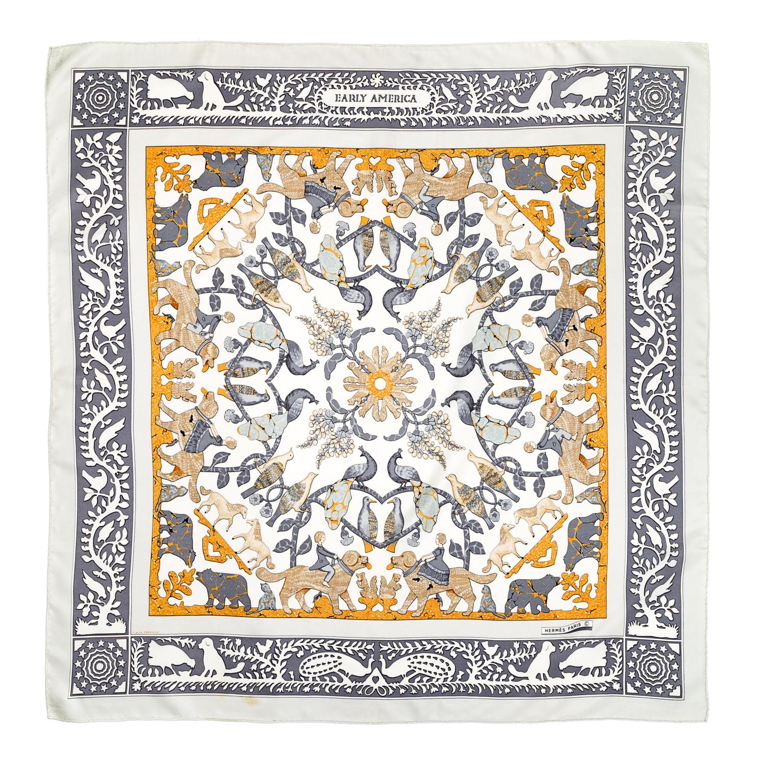 An Hermès 90cm Silk Scarf, 36" x 36".