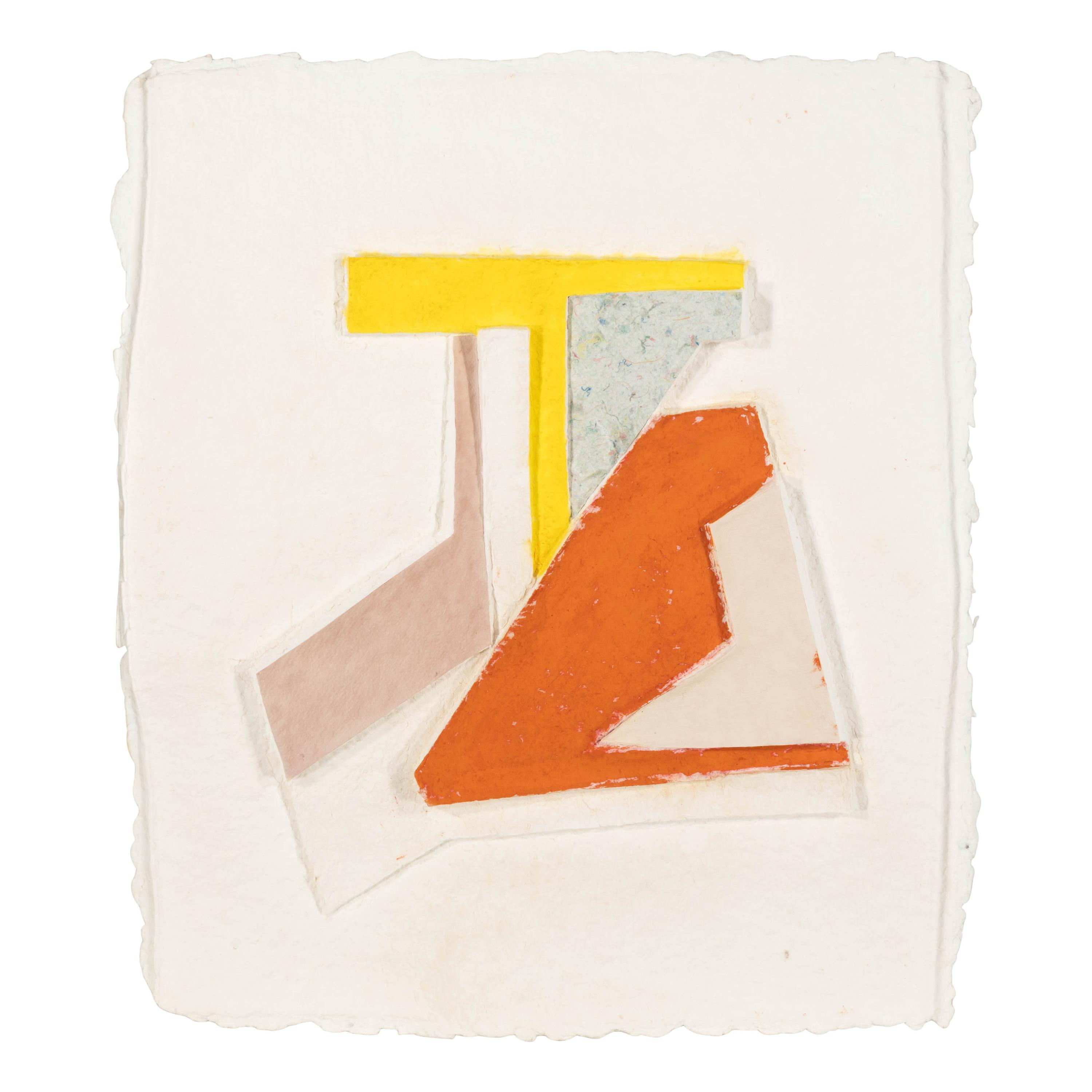 Frank Stella (American, b. 1936) — Nowe Miastro (IV) (from the Paper Relief Project ), 1975