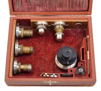 Two Cased Microscopes