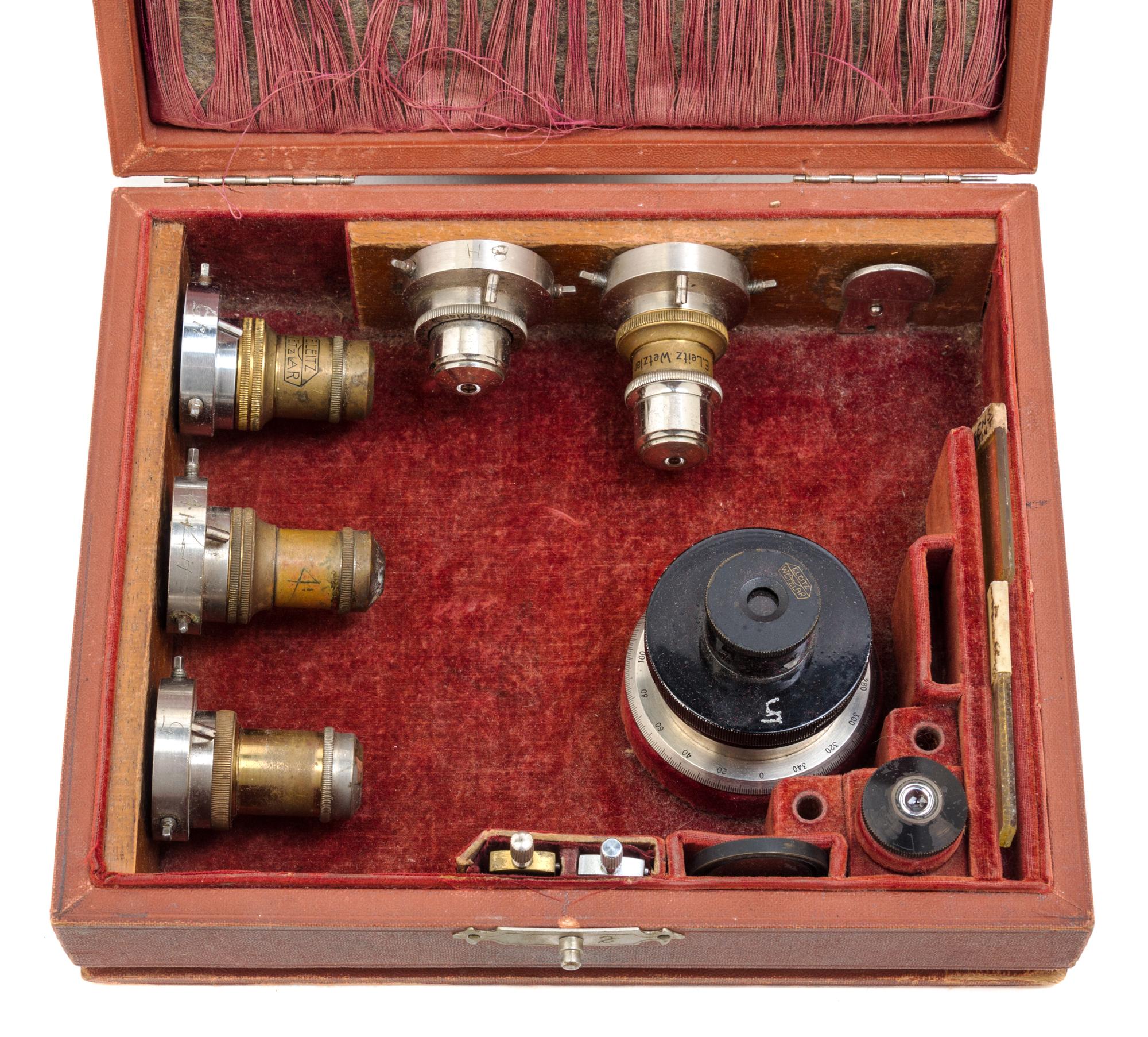 Two Cased Microscopes