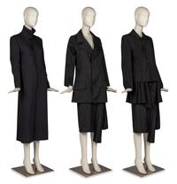 Yohji Yamamoto Coat, Jacket, and Skirt with Comme des Garçons, 1980-2000s