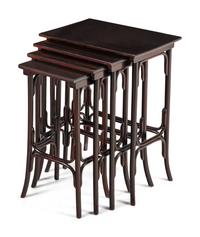 A Set of Four Thonet Nesting Tables
