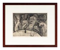 All for a Piece of Meat, 1928 and Naked Truth Pursued by Bare Facts, 1945 (two works)