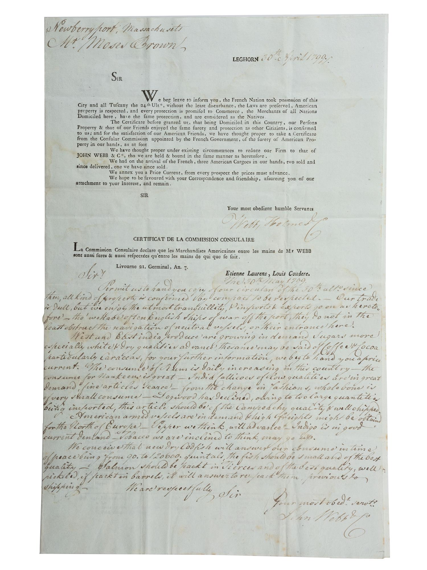 [REVOLUTIONARY WAR] -- [WAR OF 1812]. A group of colonial and early American documents and ephemera, comprising: