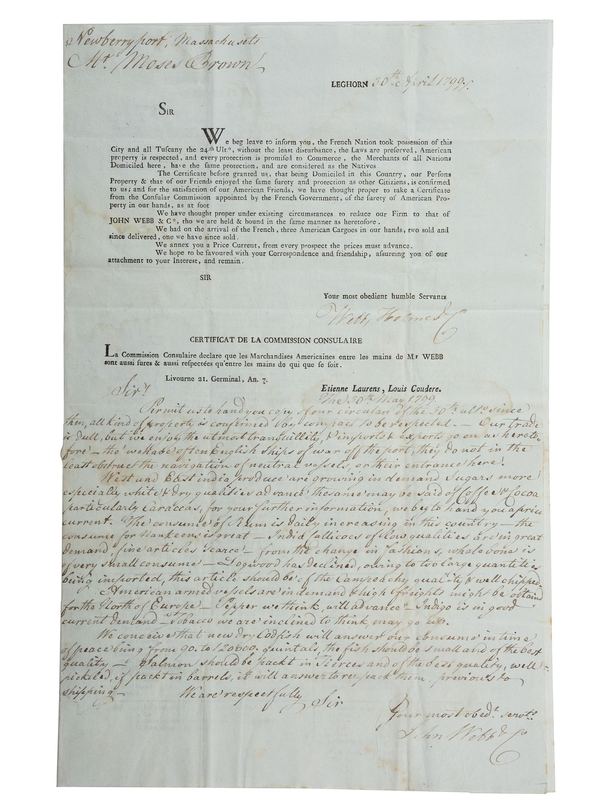 [REVOLUTIONARY WAR] -- [WAR OF 1812]. A group of colonial and early American documents and ephemera, comprising: