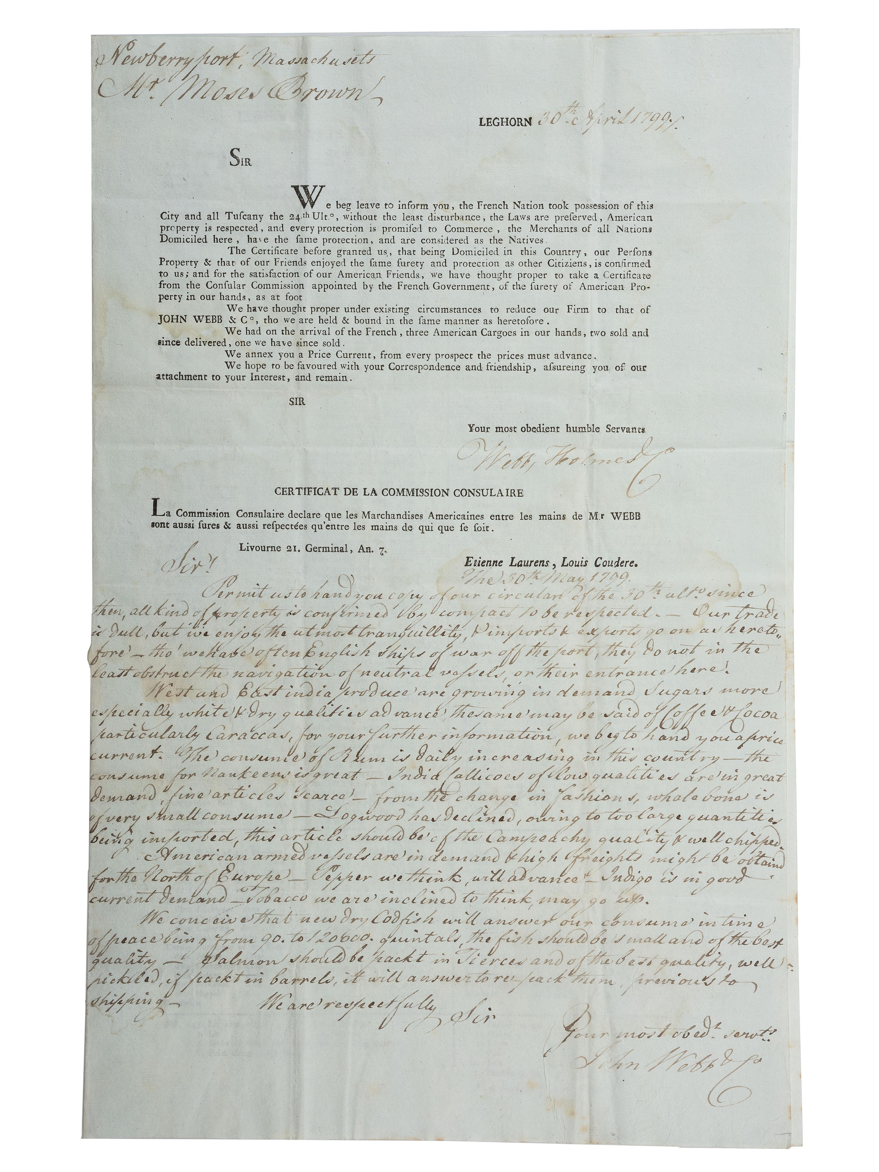 [REVOLUTIONARY WAR] -- [WAR OF 1812]. A group of colonial and early American documents and ephemera, comprising: