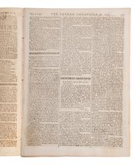 [HALLEY'S COMET]. The London Chronicle. Vol. II, Nos. 118-119. London, 1757.