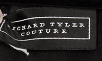 A Richard Tyler Black Silk Sleeveless Gown, Size 8.