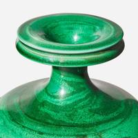 A Wedgwood Green Majolica Hy­dria UK, mid-late 19th century