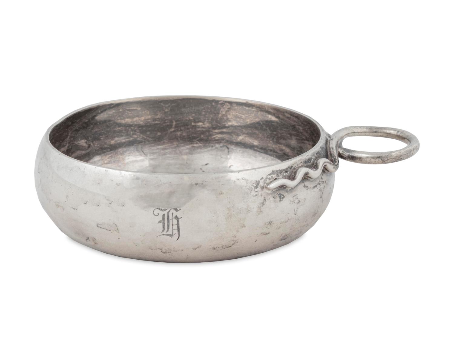 A French Silver Wine Taster — Cartier, Paris, 20th Century