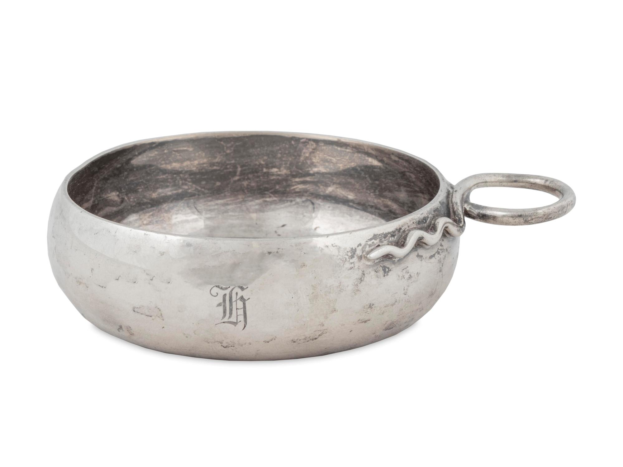 A French Silver Wine Taster — Cartier, Paris, 20th Century