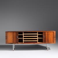 Tambour Credenza, model RY-25, c. 1960 Ry Mobler, Denmark