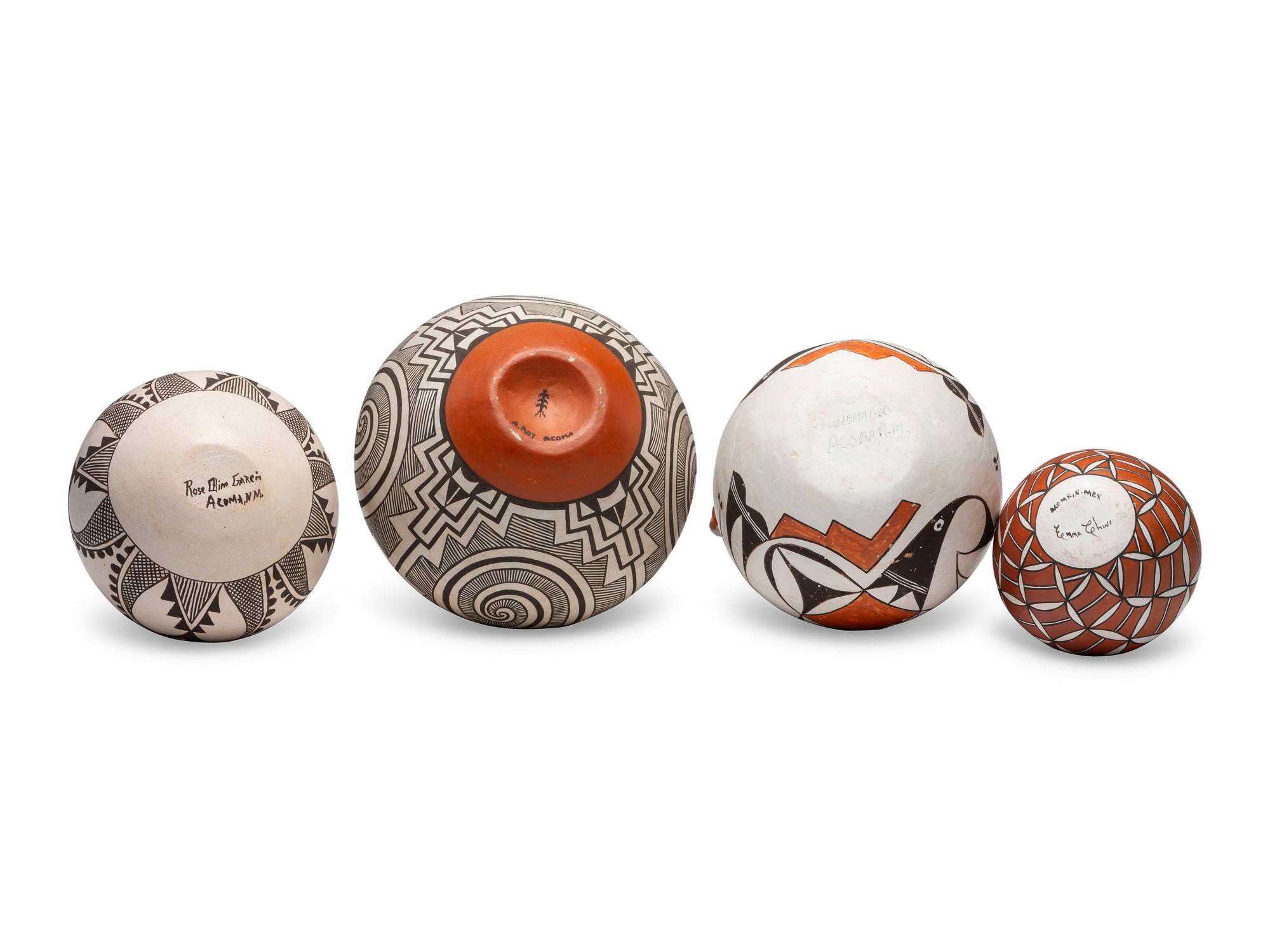 Collection of Acoma Pottery