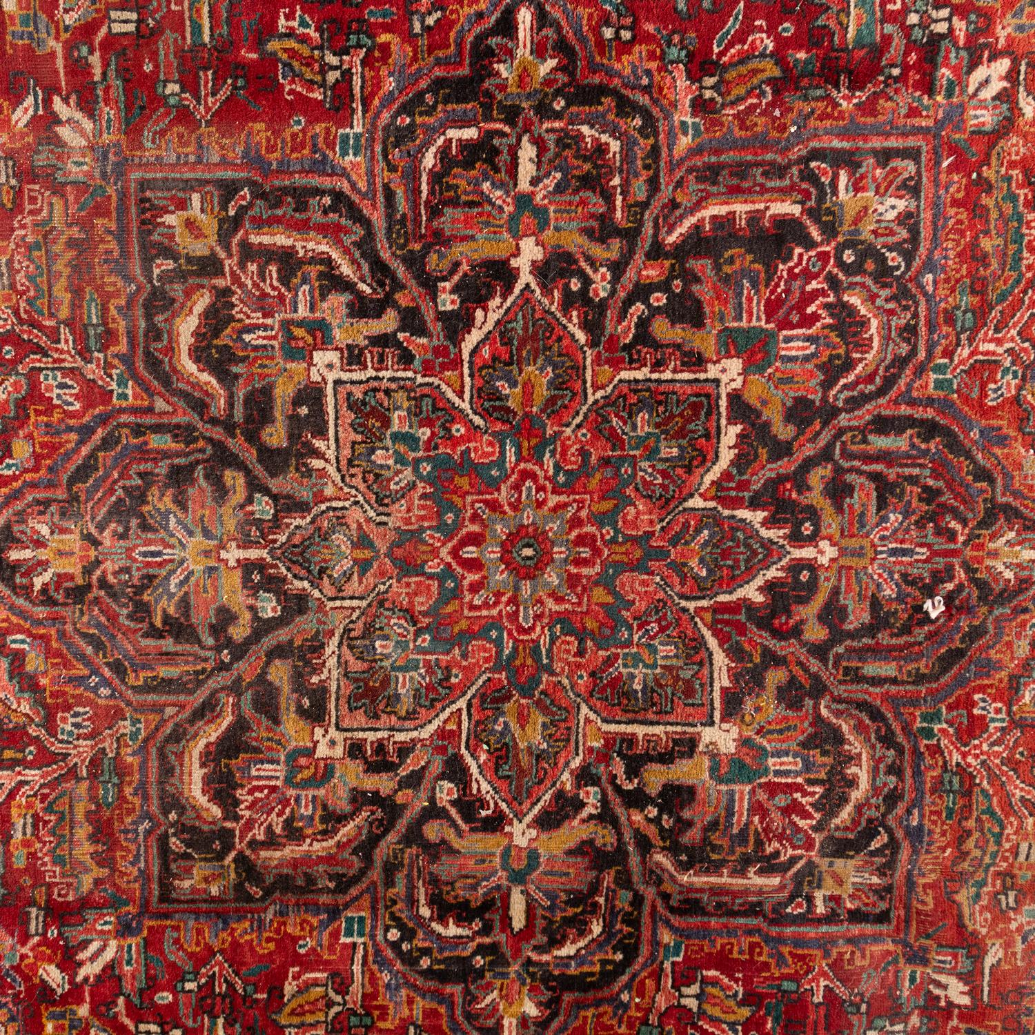 A Heriz Rug
