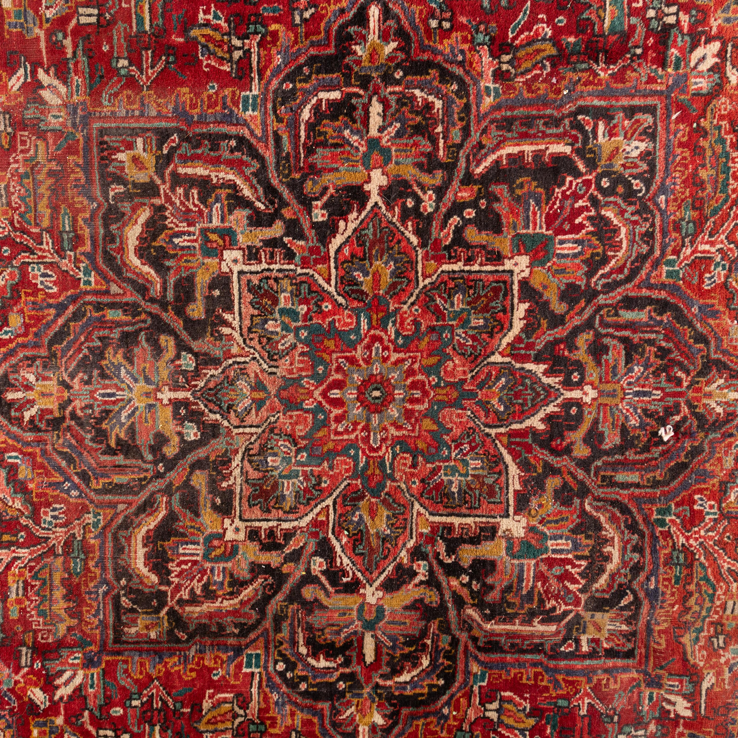 A Heriz Rug