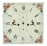 A Group of English Painted Clock Faces Height of tallest 20 1/8 inches. — 19TH CENTURY