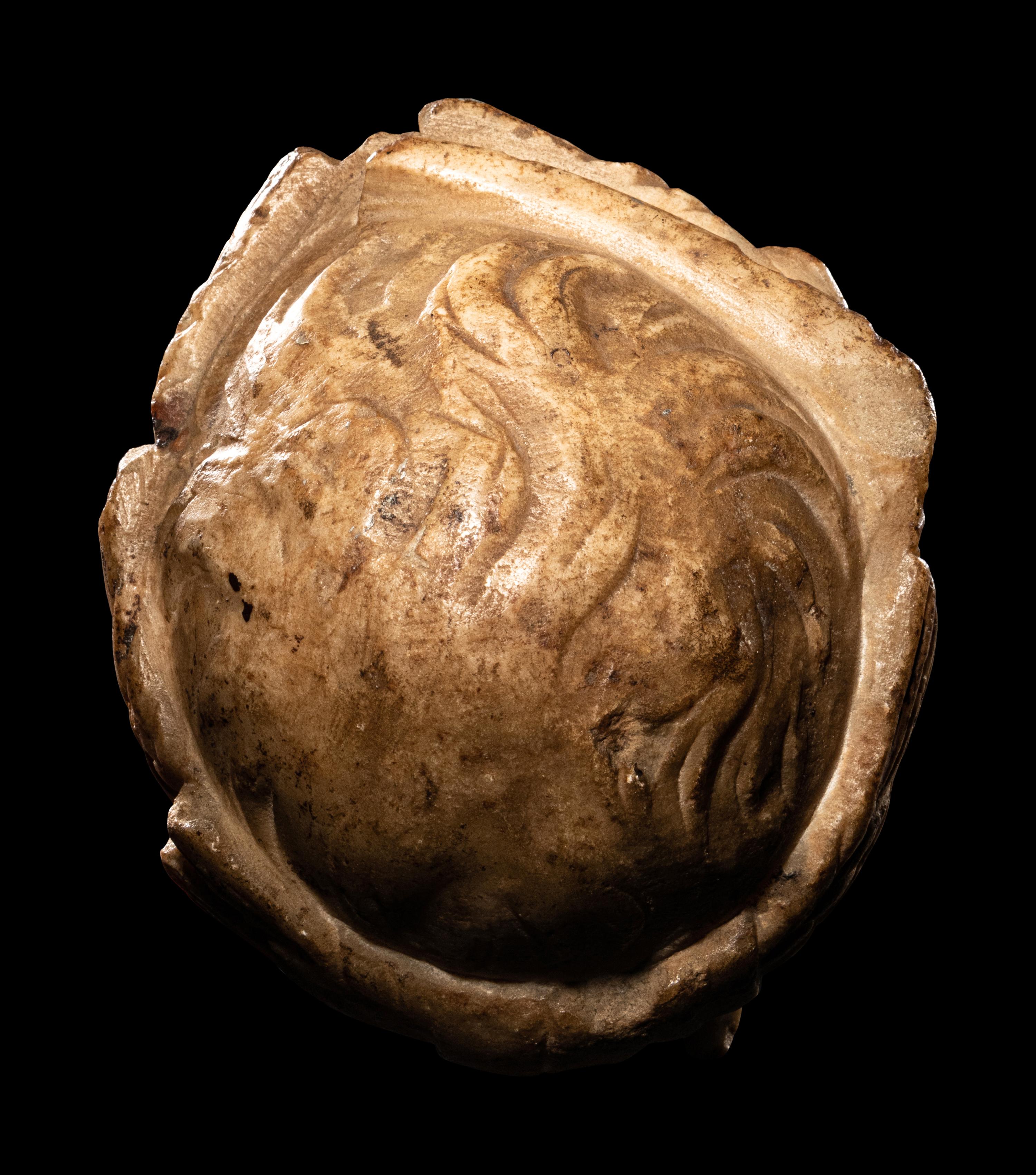 A Roman Marble Head of Eros