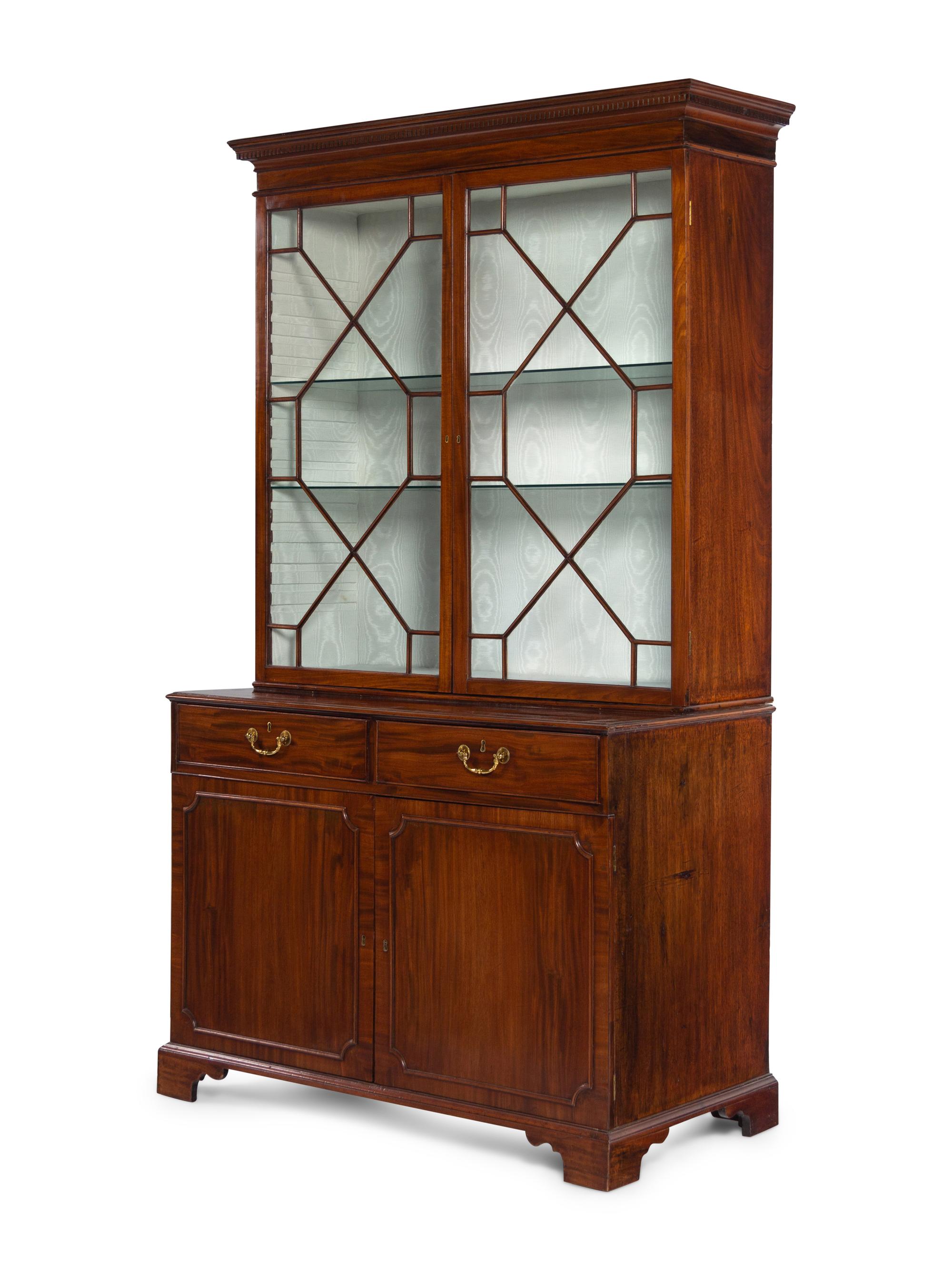 A George III Mahogany Bookcase
