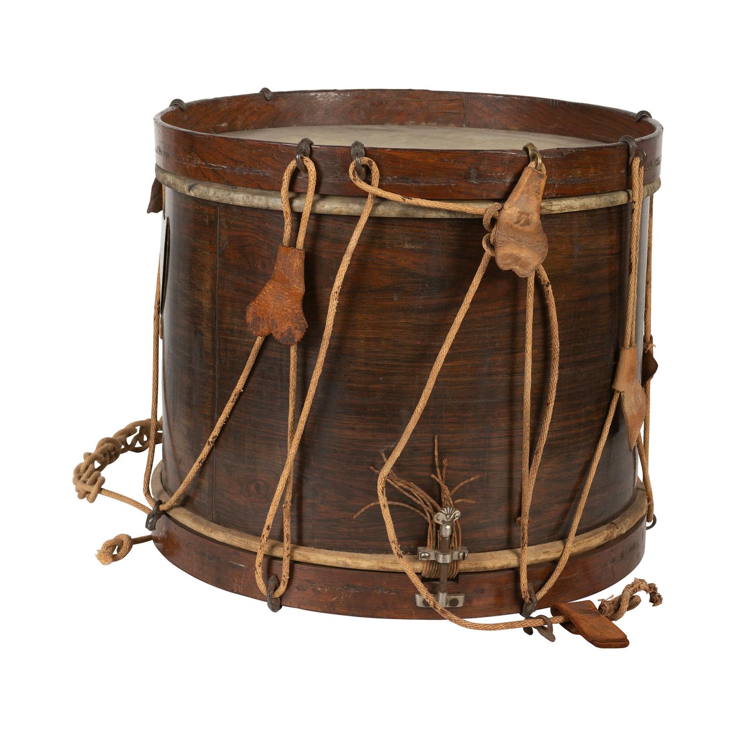 Civil War-era William Hall & Son Field Drum Presented to Priv. John Stephenson by Officers of the 48th NY Infantry