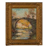 Louis Aston Knight (American, 1873–1948) — Roman Bridge, Florence