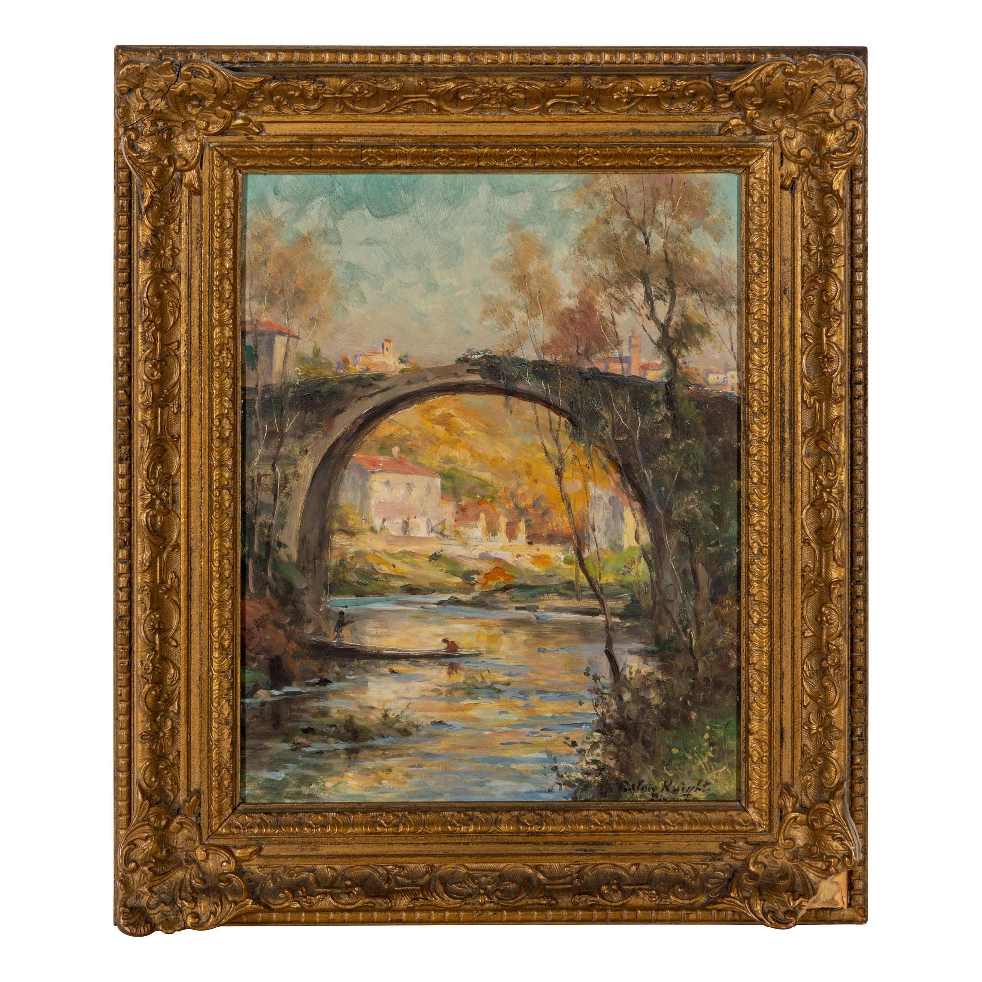Louis Aston Knight (American, 1873–1948) — Roman Bridge, Florence