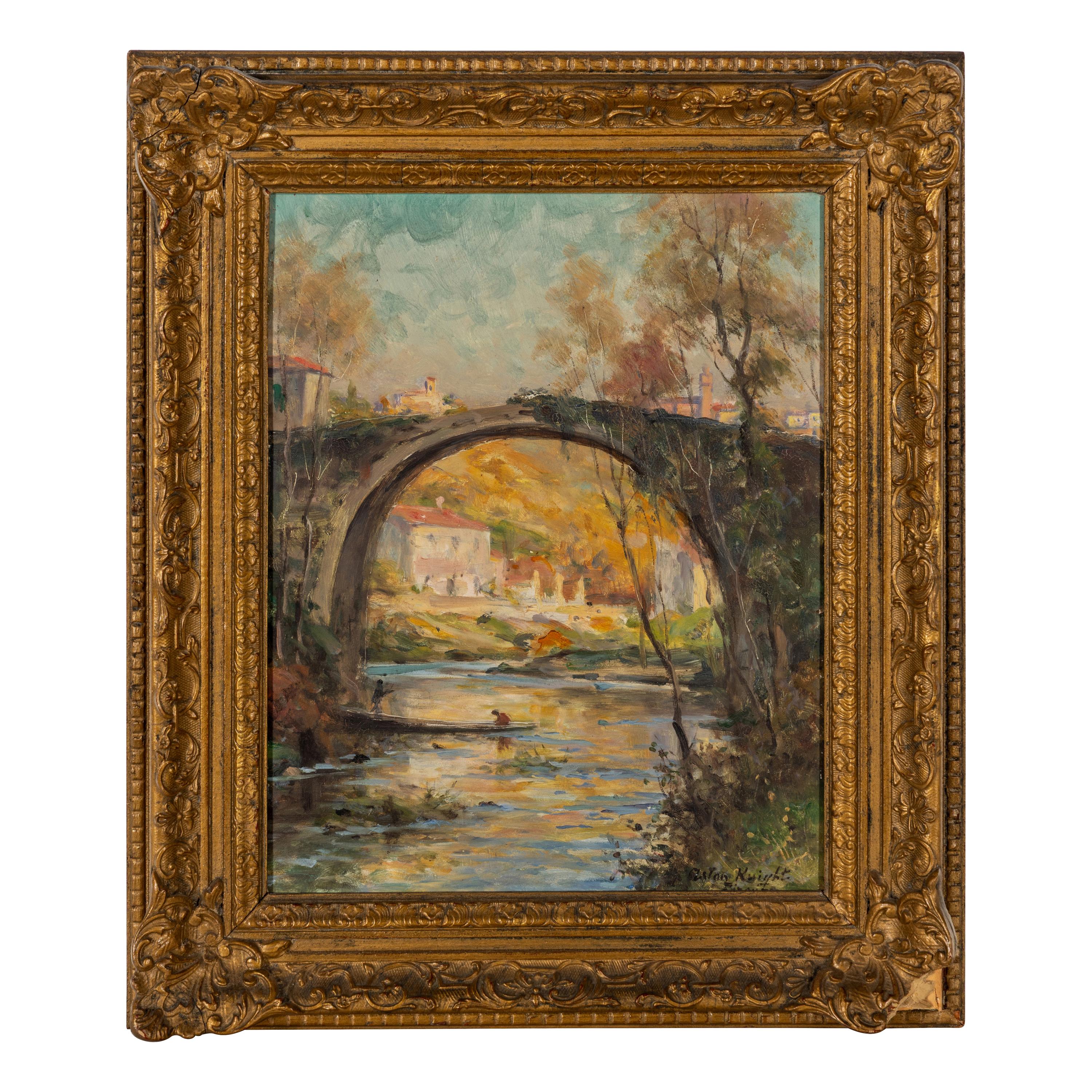 Louis Aston Knight (American, 1873–1948) — Roman Bridge, Florence