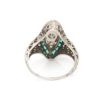 COLLECTION OF DIAMOND AND WHITE GOLD JEWELRY