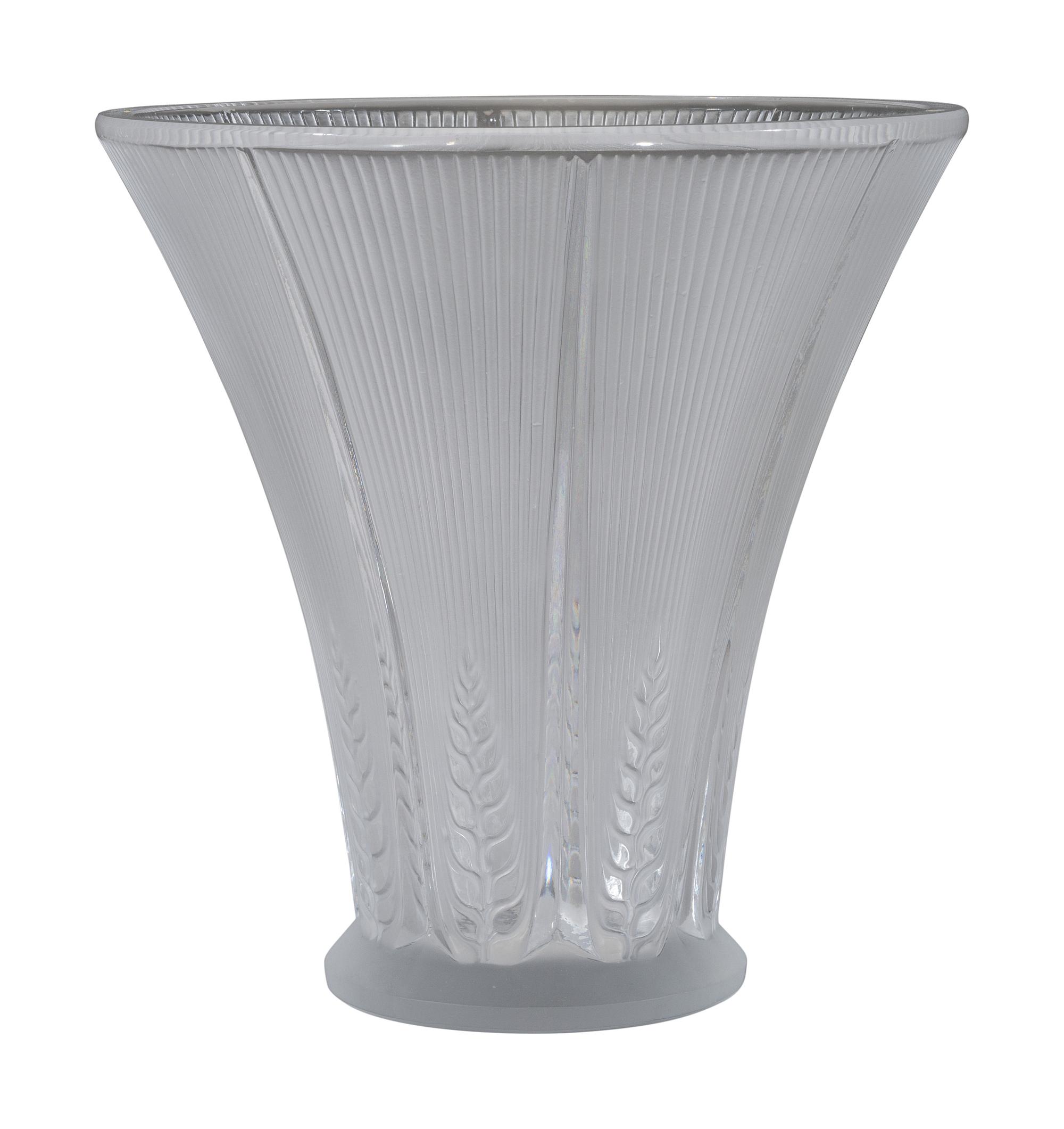 A Lalique Epis Vase