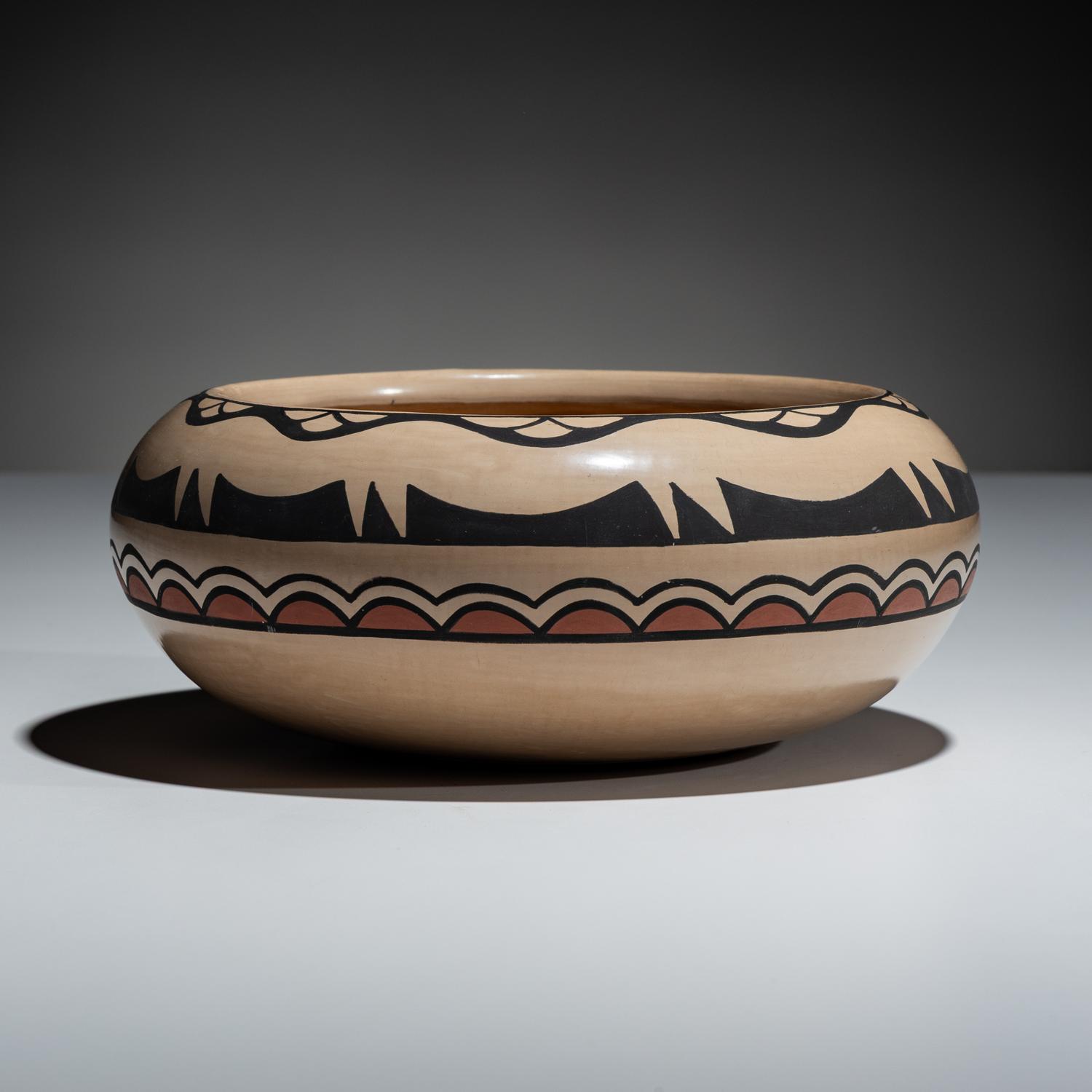 Polychrome Pottery Bowl