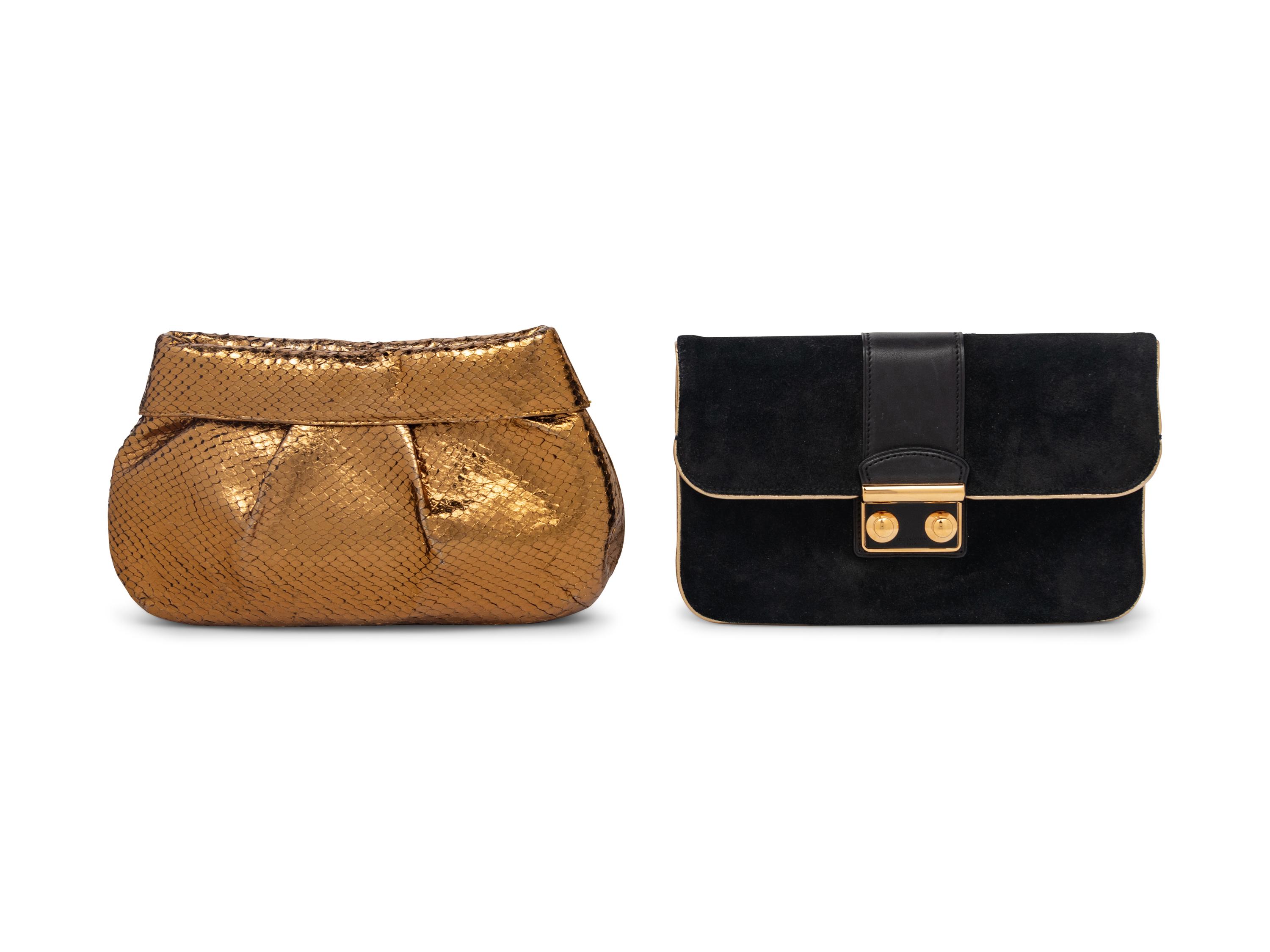 Two Clutches by Louis Vuitton and Nancy Gonzalez