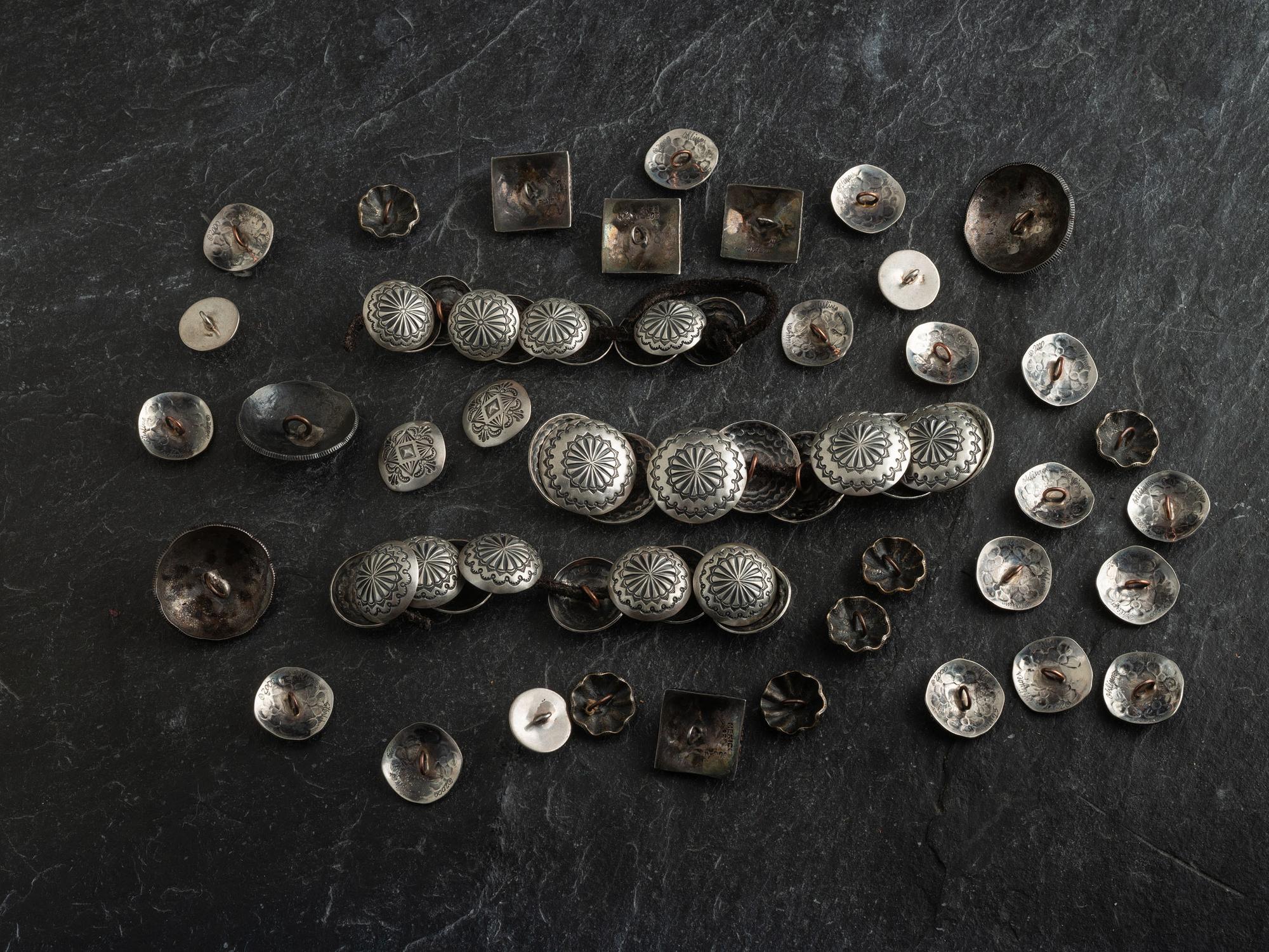 Southwestern Silver Buttons