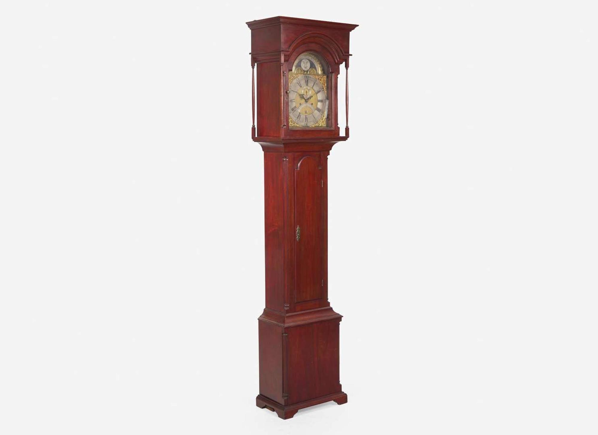 A fine and rare Chippendale walnut tall case clock, David Rittenhouse (1732-1796), Norriton Township, Montgomery County, PA, circa 1765