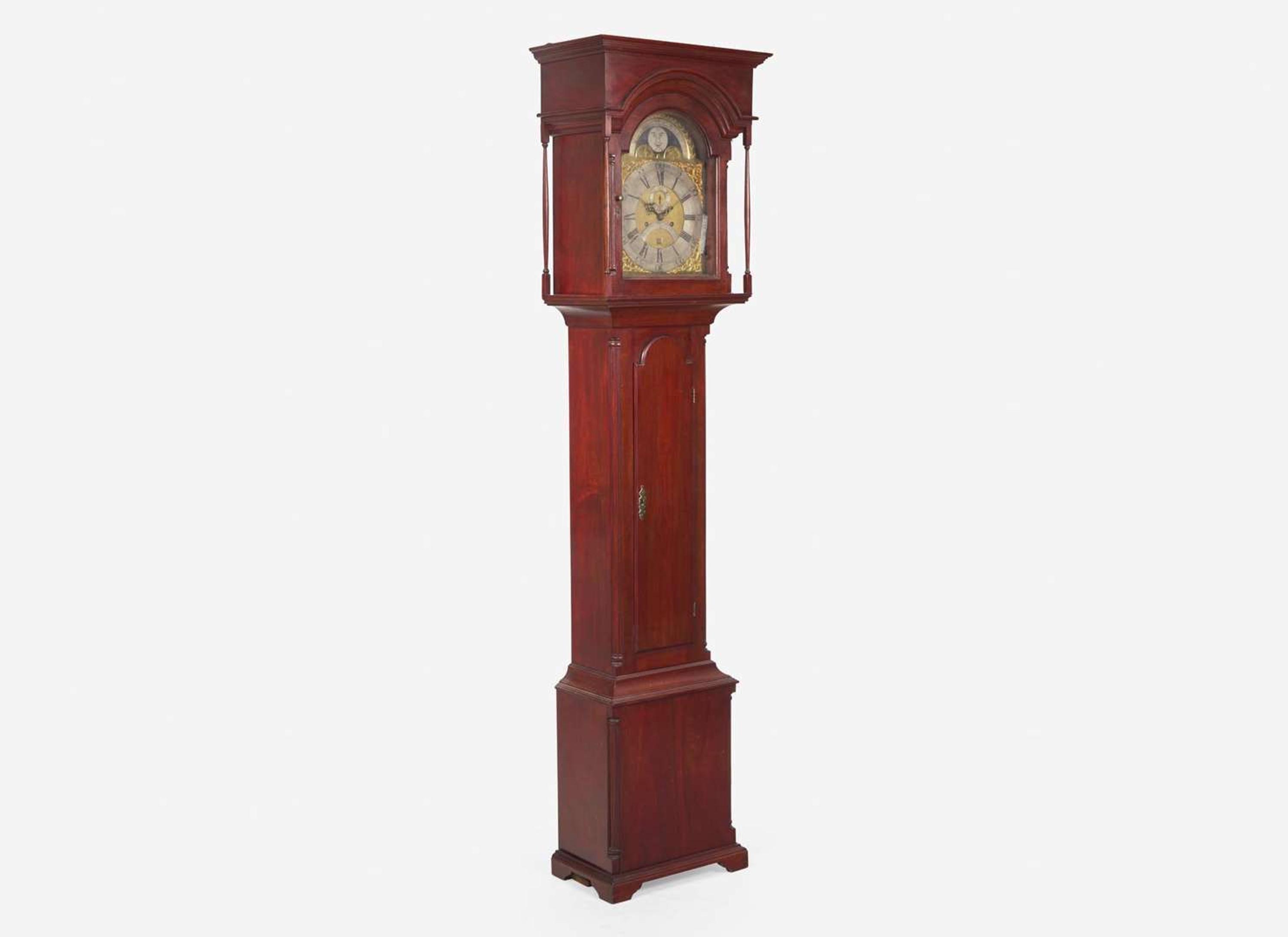 A fine and rare Chippendale walnut tall case clock, David Rittenhouse (1732-1796), Norriton Township, Montgomery County, PA, circa 1765