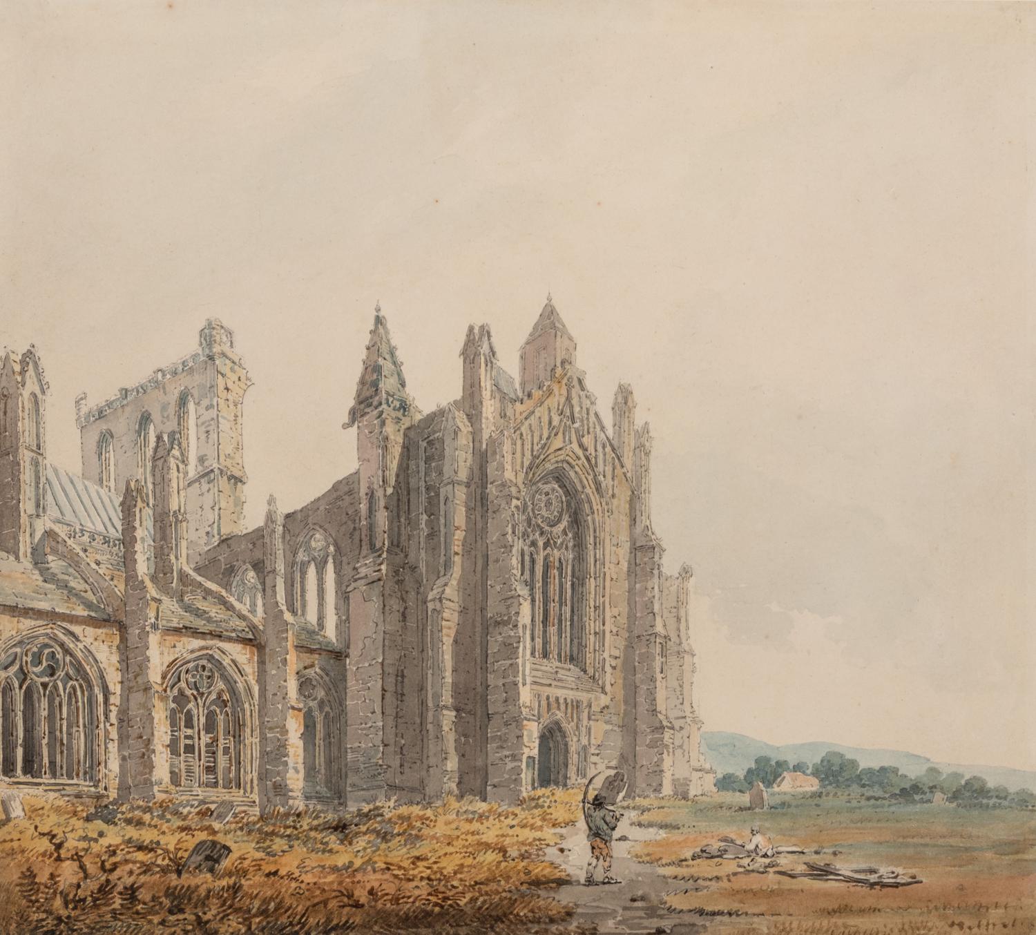 Melrose Abbey, Roxburghshire