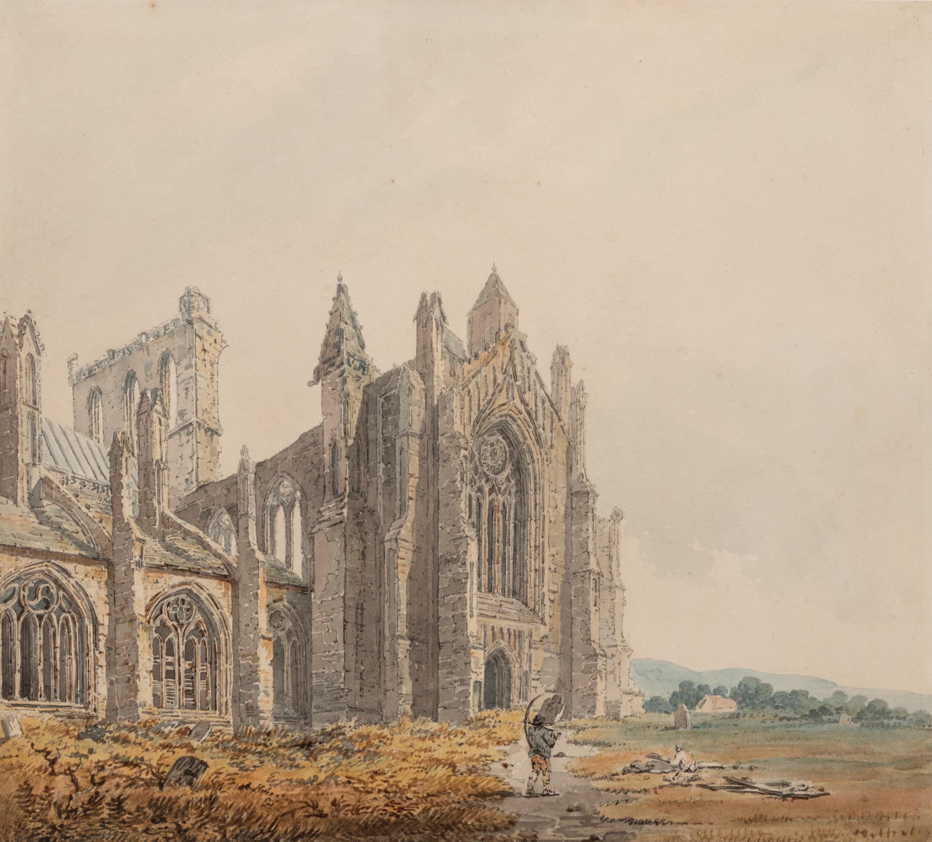 Melrose Abbey, Roxburghshire