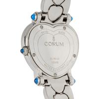 CORUM, STAINLESS STEEL, DIAMOND, AND MOTHER-OF-PEARL WATCH