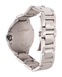 CARTIER, 18K WHITE GOLD AND DIAMOND 'BALLON BLEU XL' WRISTWATCH