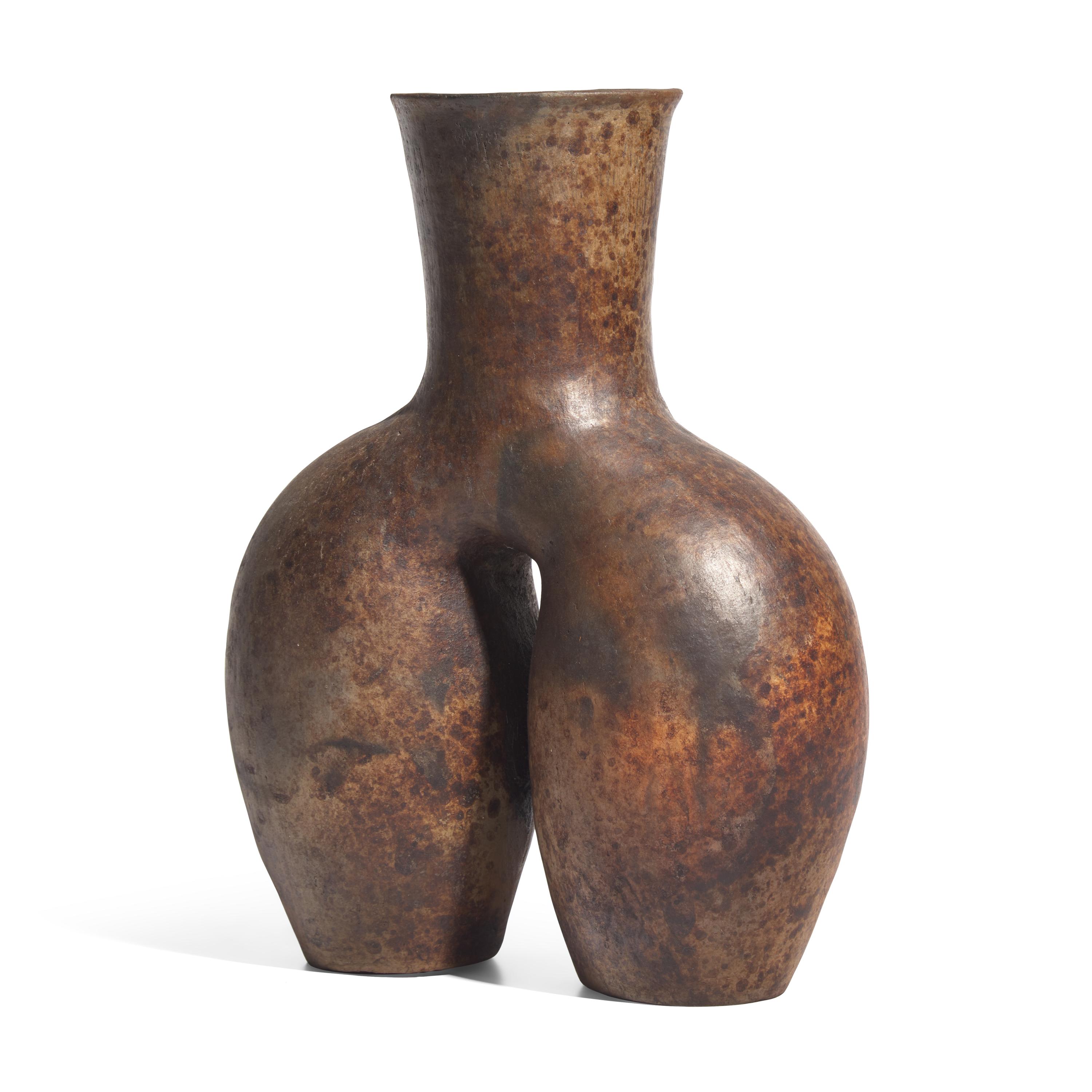 Kouame Kakahá (born Tanoh Sakassou, Ivory Coast, ca. 1960) — Clay Vessel