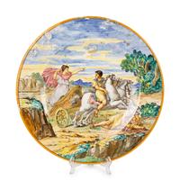 Three Italian Majolica Chargers — EARLY 20TH CENTURY