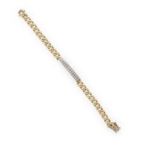 Diamond and Yellow Gold Bracelet