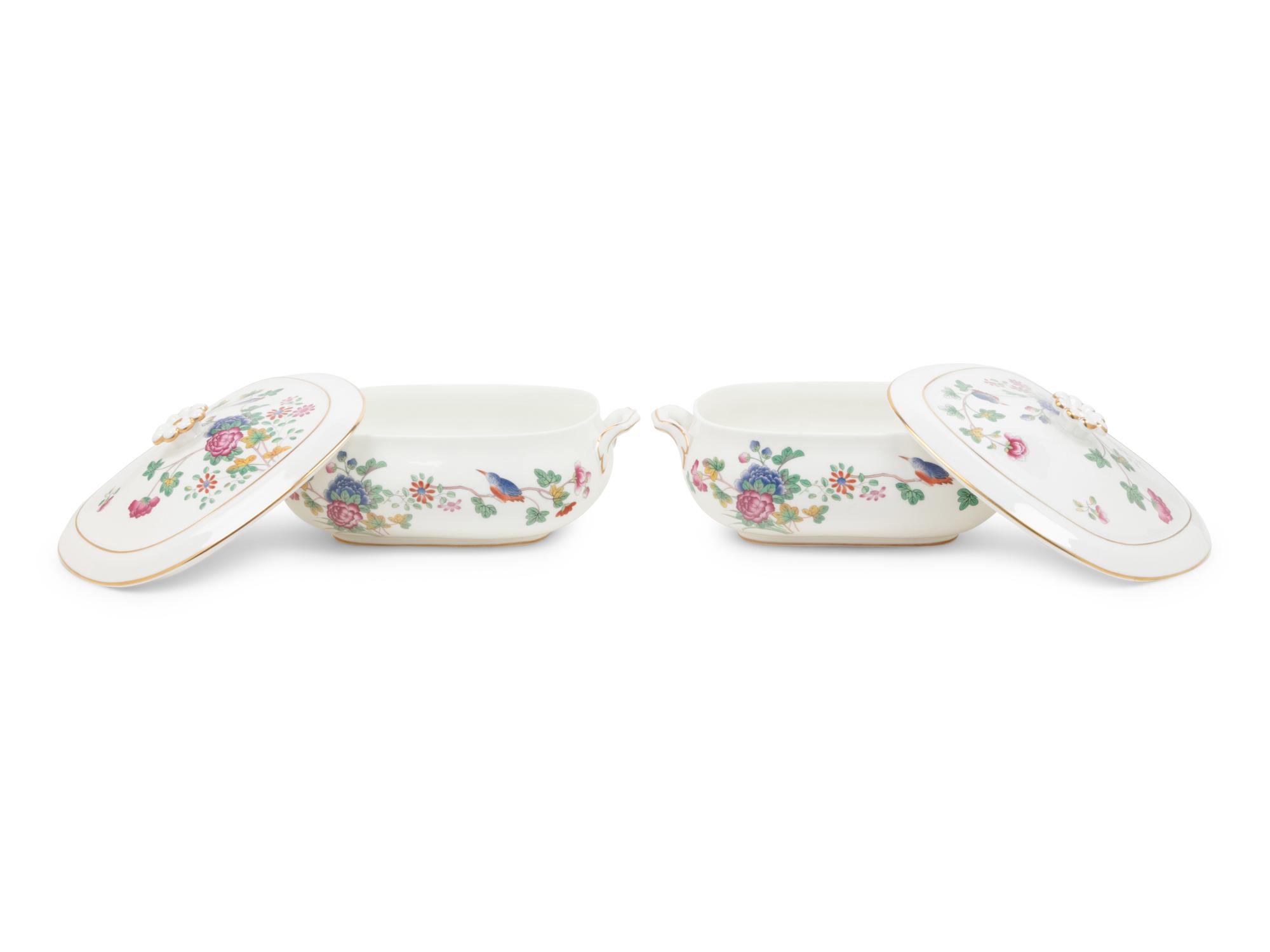 Four Wedgwood Cuckoo Porcelain Vegetable Dishes