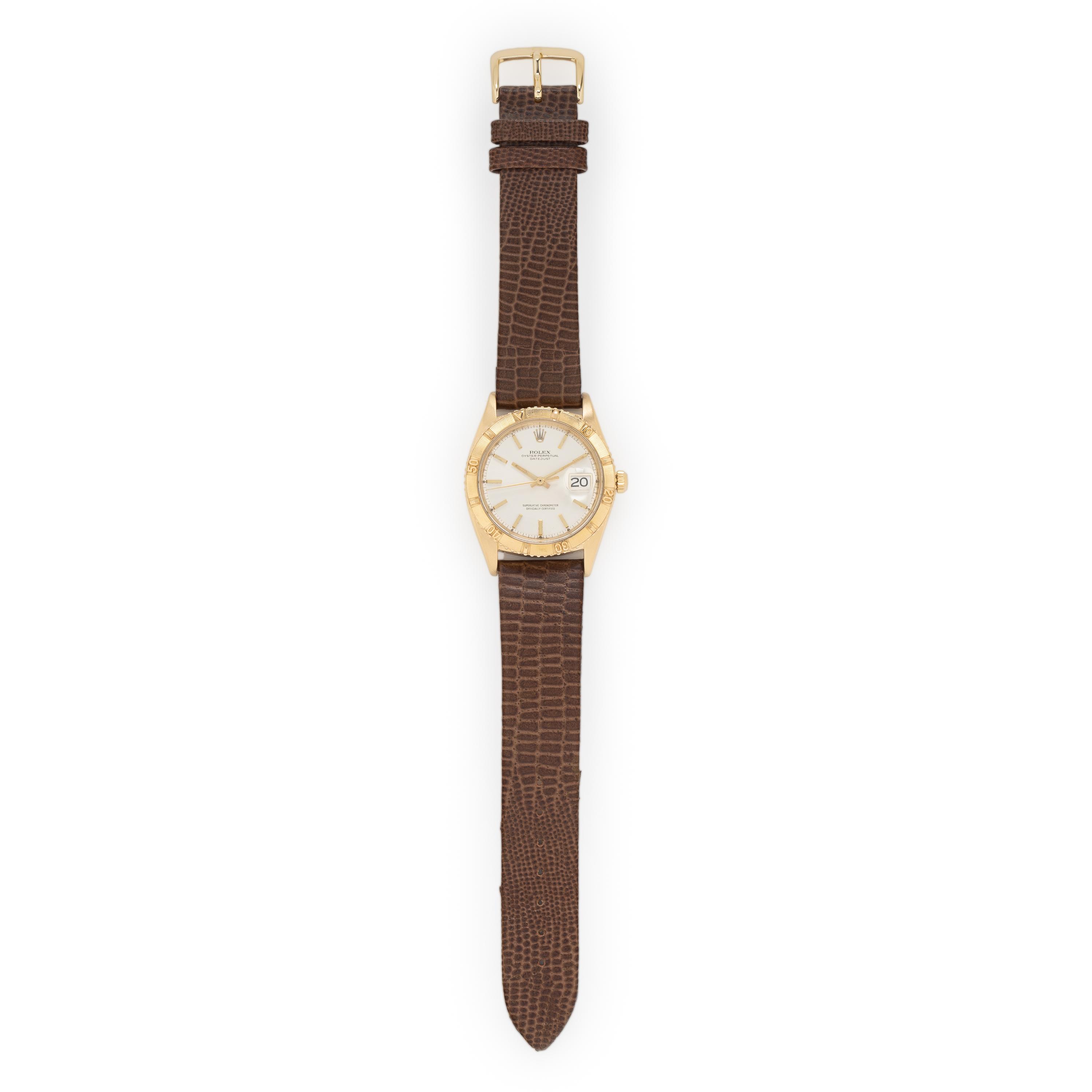 Rolex, Ref. 1625, 18K Yellow Gold 'Thunderbird' 'Datejust' Watch
