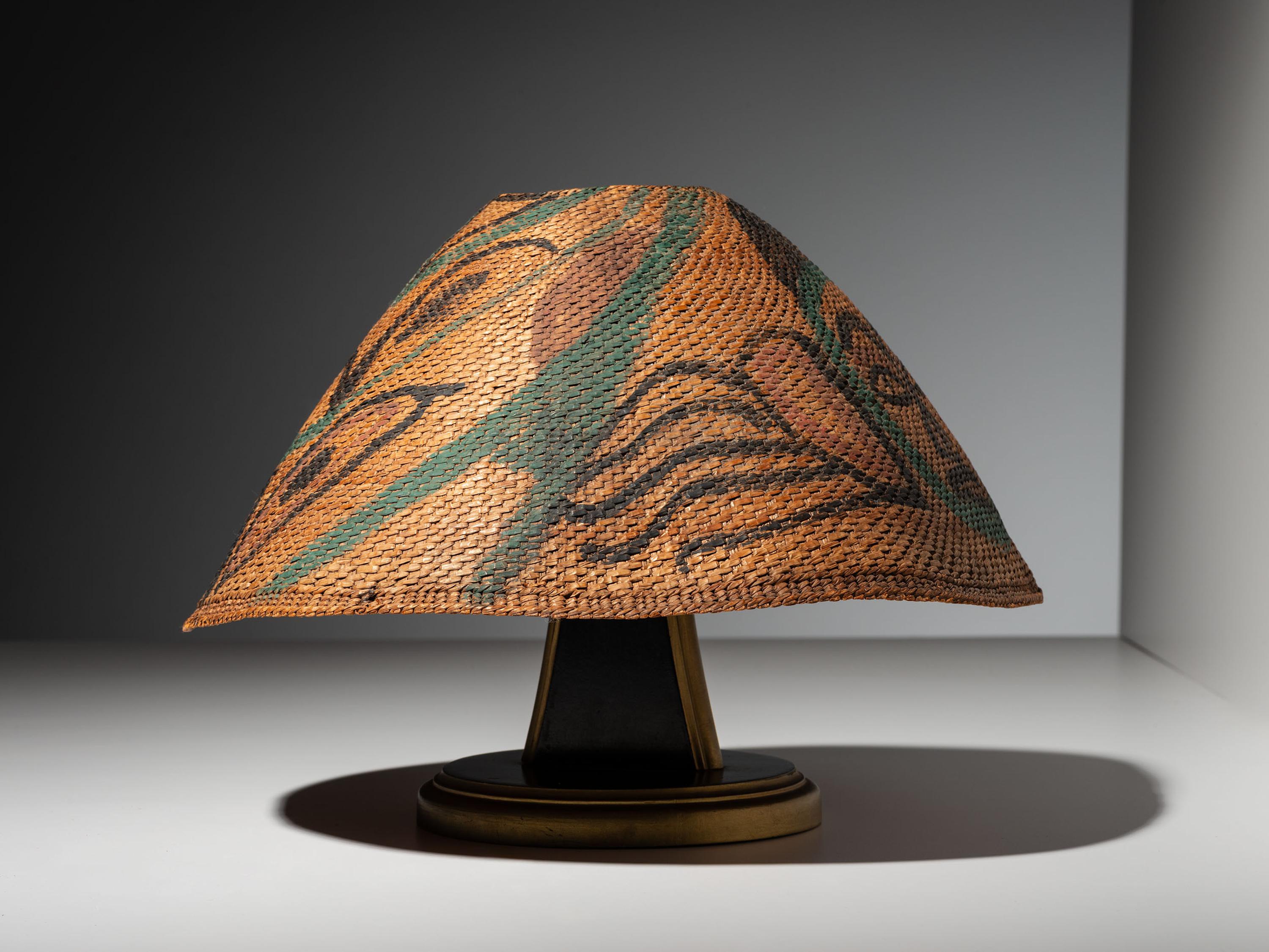 Nuu-chah-nulth Painted Basketry Hat