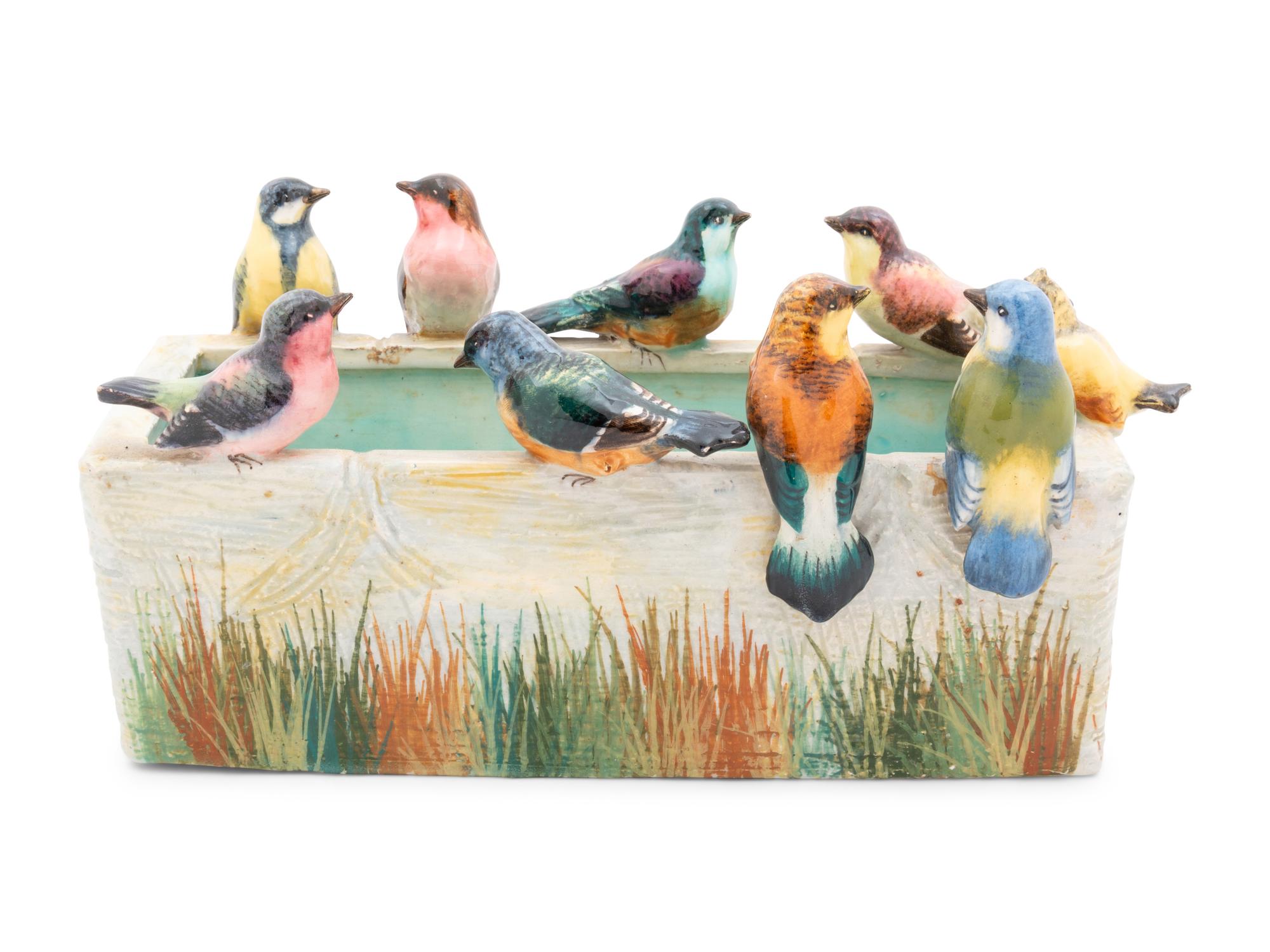 A French Majolica Planter by Jerome Massier
