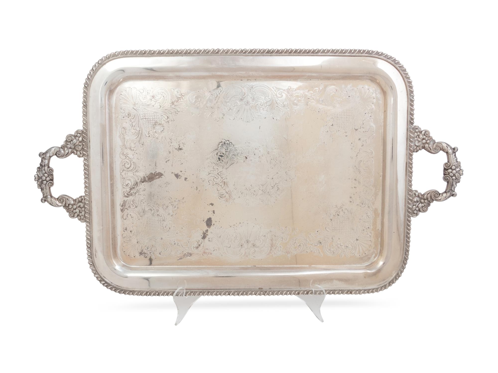An American Silver-Plate Tray