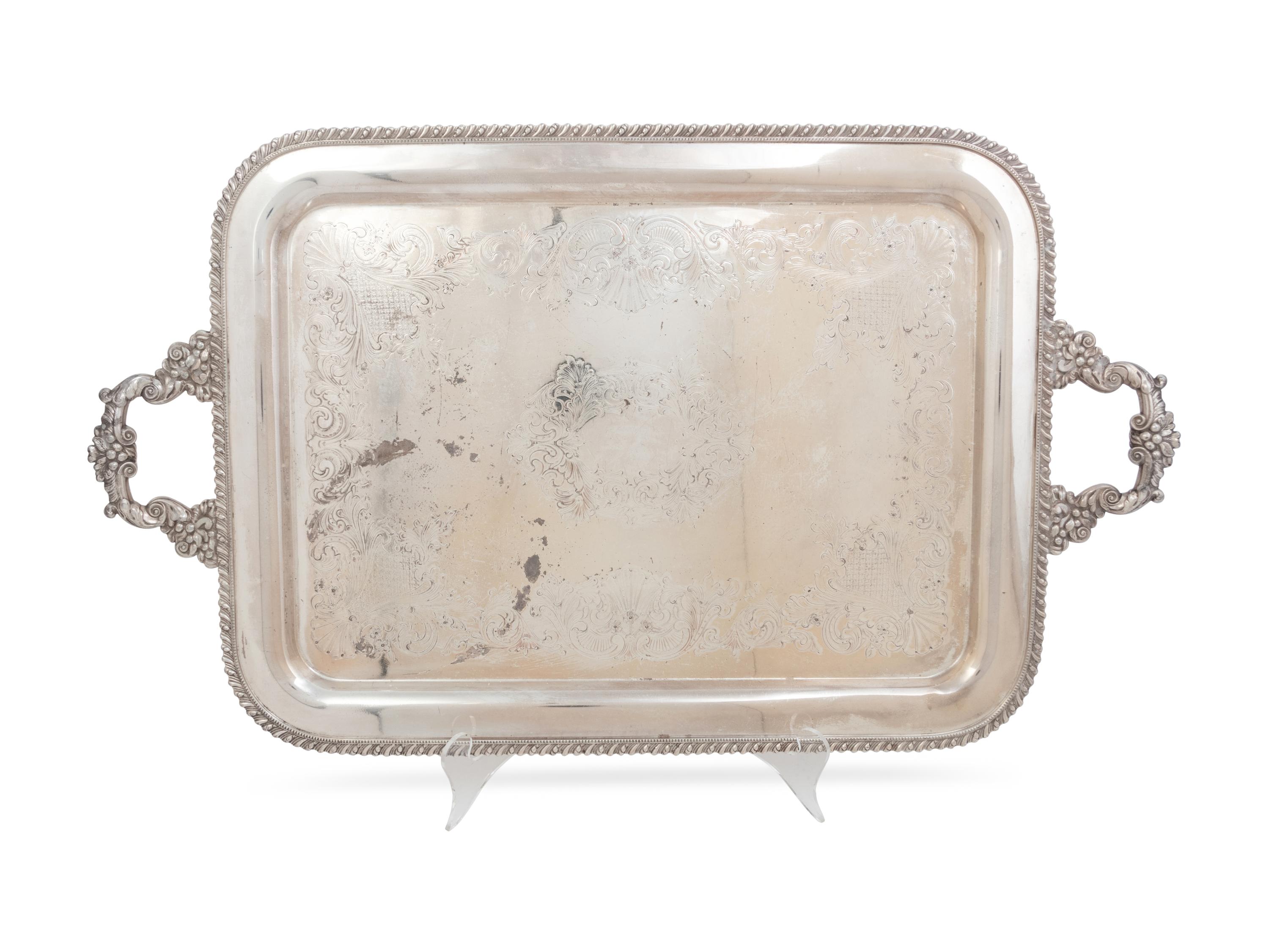 An American Silver-Plate Tray