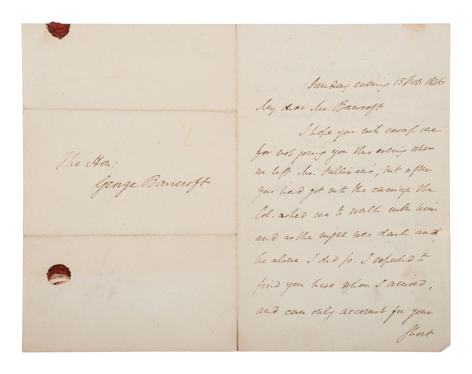[ENSLAVEMENT & ABOLITION - AMISTAD]. A group of 5 ALsS from attorneys and others involved in the Amistad case, including Lewis TAPPAN, Roger BALDWIN, Henry GILPIN, and Theodore SEDGWICK.