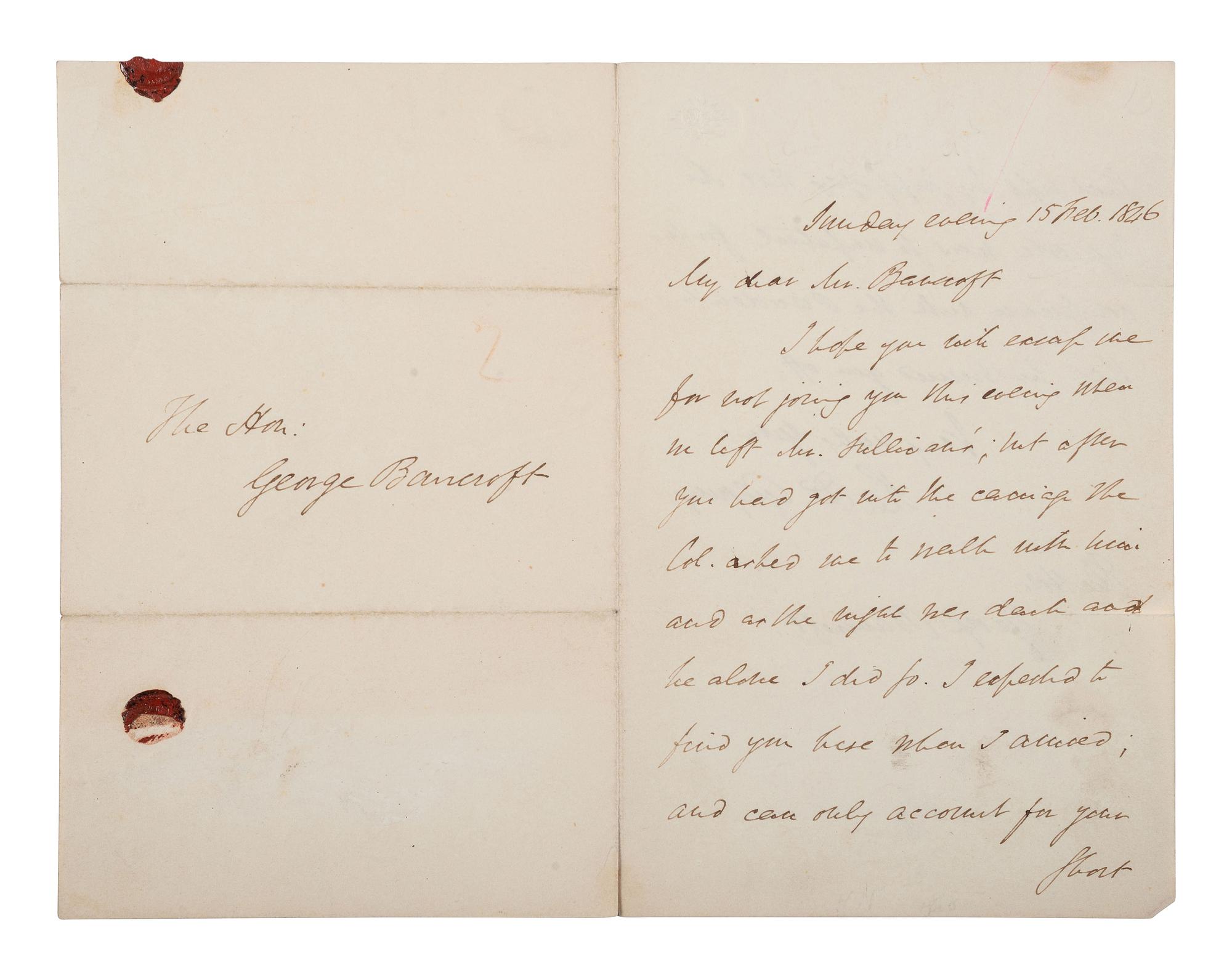 [ENSLAVEMENT & ABOLITION - AMISTAD]. A group of 5 ALsS from attorneys and others involved in the Amistad case, including Lewis TAPPAN, Roger BALDWIN, Henry GILPIN, and Theodore SEDGWICK.